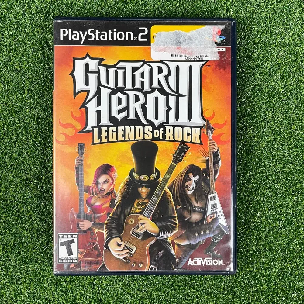Guitar Hero 3 Legends Of Rock Sony PlayStation 2, PS2 Complete CIB